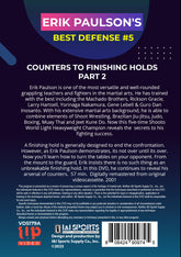 Erik Paulson Best Defense #5 Counters Finishing Holds #2 DVD MMA grappling